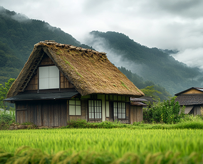 古民家解体に廃棄される木材と銘木