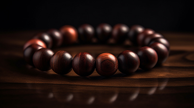 制作検証｜ブラジリアンローズウッドのブレスレット