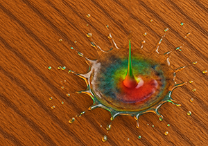 木材塗装がもたらす際立った材木目の変容
