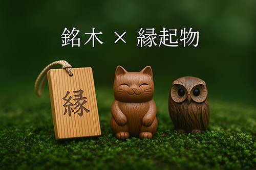 なぜ縁起物の素材に銘木が選ばれるのか？