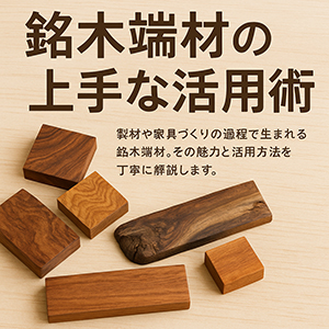 銘木端材の上手な活用術