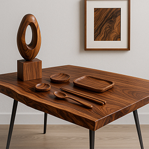 銘木の選び方─「小物で味わう機微」「風格のある佇まいの家具」