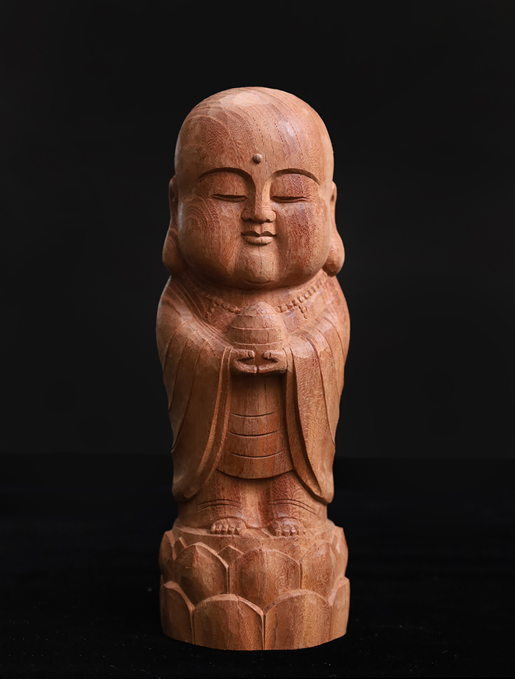 お地蔵様 木彫り 縁起物